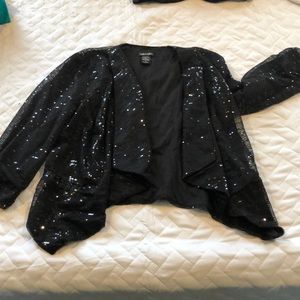 Sequins fitted blazer